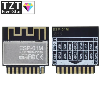 ESP-01M ESP8285 WIFI Bevielio Perdavimo Modulis SMD DI 1MByte Flash ESP 01