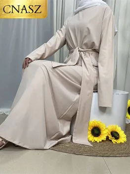 Karšto Pardavimo Turkijos Abaja Musulmane Moteris Kimono Kuklus Islamo Aprangos Ilgai Vestuvės Suknelės Gala Juoda Maroko Coftan 2022