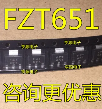 Naujas ir originalus FZT651TA triode SOT223 NPN galios tranzistorius FZT651 integrinio grandyno IC žetonų 651