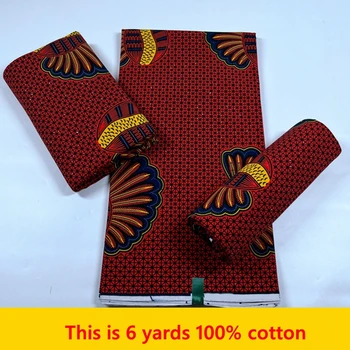 ankara audinio afrikos nekilnojamojo vaškas spausdinti medvilnė 100% naujas dizainas 2022 tissus vaškas afrikinio margo audinio suknelė 6yard pardavimai dabar