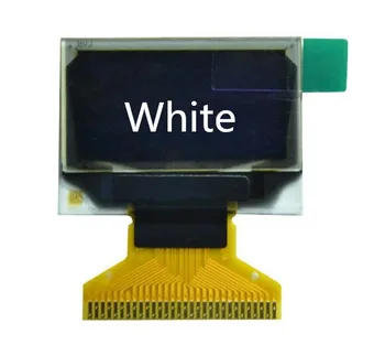 0.96 colių OLED ekranas ekranas baltos spalvos 30 pin SSD1306 ratai SSD 128*64