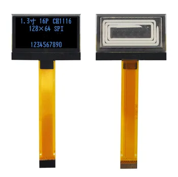 1.3 colių 16PIN Balta/Mėlyna OLED Ekranu KD CH1116 Ratai SSD 128*64 SPI Sąsaja