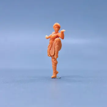 1/64 1/43 Figūrėlės Masto Modelis Dervos Kovos Menų Moterų Nespalvotas Miniatiūros Diorama Ranka-dažytos S345