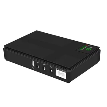 1 Nustatyti 5V 9V 12V Nepertraukiamo Elektros Tiekimo USB 10400Mah Baterija Atsargine, Skirtas Wifi Router CCTV (JAV Plug)