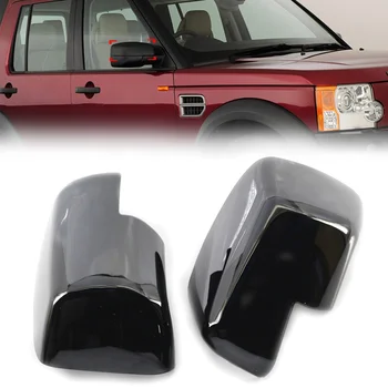 1 Pora Gloss Black Automobilio galinio vaizdo Veidrodis Padengti Dangteliai, Land Rover LR2 LR3 Discovery 3 Freelander 2 