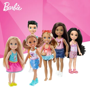 1 Vnt. Mini Barbie Lėlės Originalaus Modelio Mielas Žaislas, Skirtas Mergina Vaikų Gimtadienio Dovanos Mados Kalėdų dovana, Lėlės Mergaitėms DWJ33