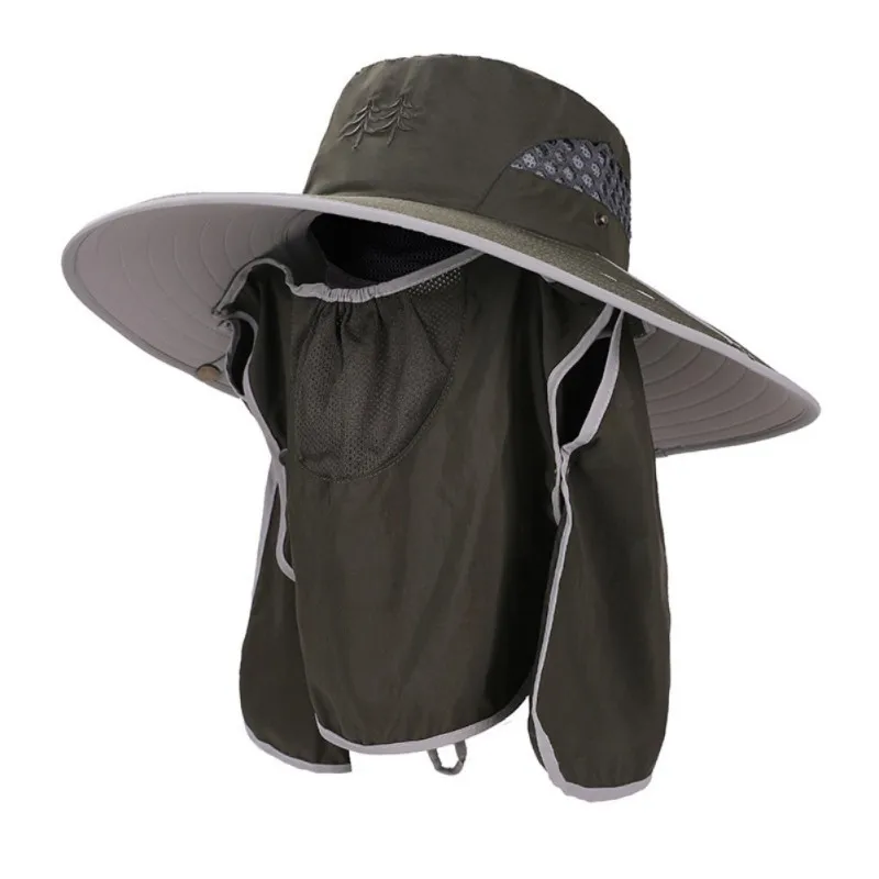 Apsaugos nuo saulės Quick Dry Anti-UV Pėsčiųjų Skrybėlę Jojimo Bžūp Žvejybos Hat Saulės Skydelis - 2