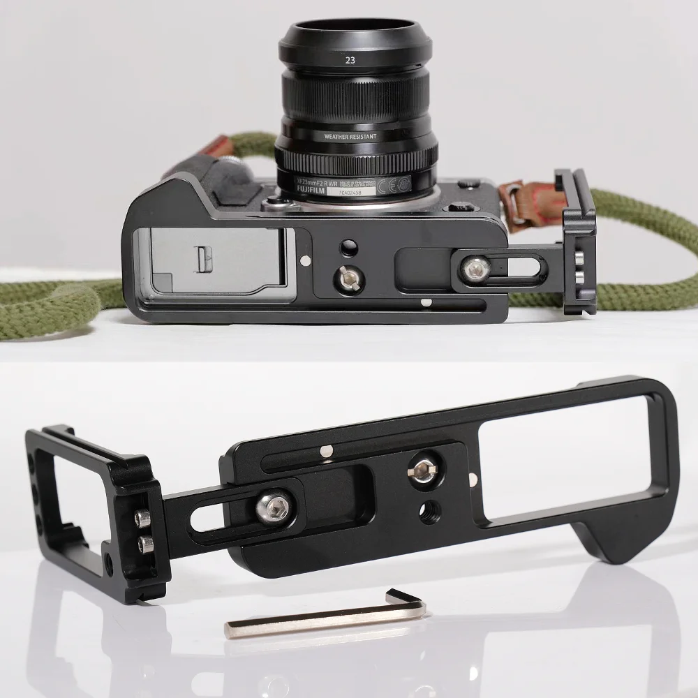 X-T5 Greito Atleidimo L Formos Plokštelė, Laikiklis Fuji Fujifilm XT5 X-T5 Camera W/ Arca-Tipo Rankena 1/4 - 4