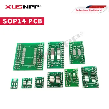 10VNT TSSOP14 SSOP14 SOP-14 SOP14 į DIP14 PCB Perdavimo Valdybos CINKAVIMAS Pin Valdybos Pikis Adapteris