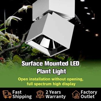 10W LED augalų auga šviesos žibintas augalų sienos paviršiaus sumontuoti vietoje šviesos patalpų kvadrato formos
