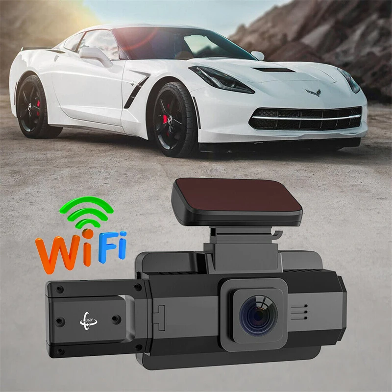 Fahrzeug Fahren Auto Diktofonas Auto Black Box Dual Objektiv Dashcam 1080P Brūkšnys Kamera mit Schleife Aufnahme - 4