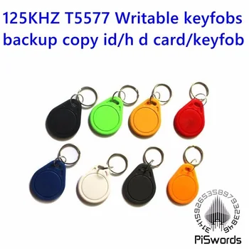 125Khz Perrašomieji Rašyti Perrašyti T5577 RDA permainingi Klavišą Žymes Keyfobs kortele Artumo Simbolinis atsarginės kopijos Dublikatas kopijuoklis