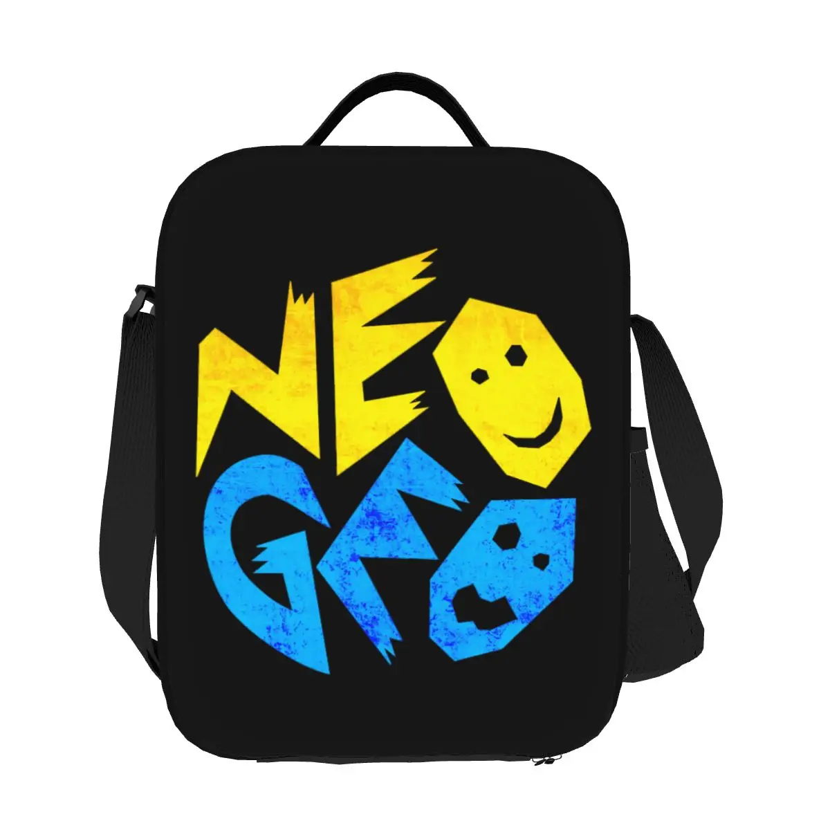 Custom Arkadinis Žaidimas, Neo-Geo Logotipą, Pietūs Maišą Moterų Šilumos Aušintuvas Izoliuoti Priešpiečių Dėžutė skirta Vaikams Mokykla - 3