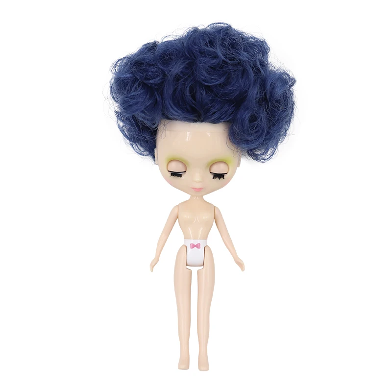 Mini Blyth Lėlės Afro plaukų stilius, daug visokių plaukų spalvos drabužius atsitiktiniai BJD - 5