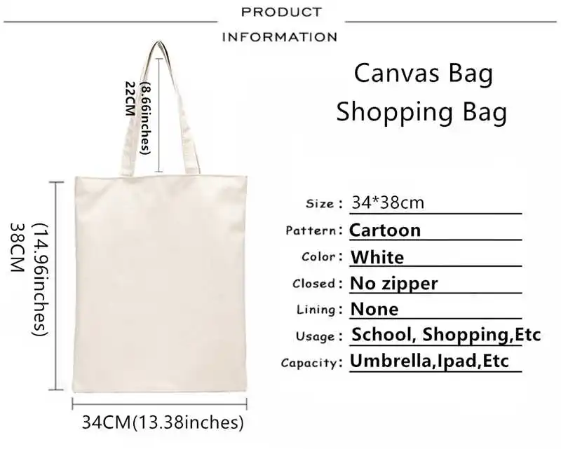 Bananų Žuvų pirkinių krepšys shopper drobės bolsas de tela shopper daugkartinio naudojimo maišelis reciclaje bolsa compra maišeliu cabas maišeliu tissu - 5