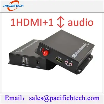 1Ch HDMI Pluošto Konverteris Singlmode Singel pluošto 10km HDMI Optinio Pluošto Extender su 1 Dvikryptis Audio