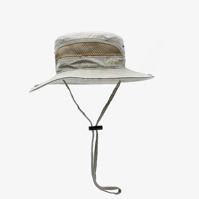 Žvejys Skrybėlę Vyrų UV Apsauga skėtį nuo saulės Bžūp Didelis Pastoge Reguliuojamas Skrybėlę Lauko Pėsčiųjų Skrybėlę - 3