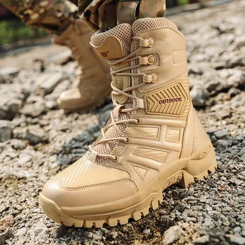 2020 Lauko Vandeniui Vaikščiojimo Batai Vyrams Dykumoje Kariniai Taktiniai Batai Vyrams Kovoti su Armijos Batai Militares Sapatos Masculino