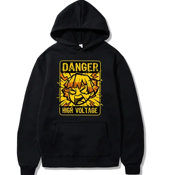 2020 mados Demon Slayer Hoodies Streetwear Tanjiro Kamad puloveris Palaidinukė Vyrų Mados rudens-žiemos Hip-Hop hoodie megztinis