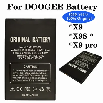 2023 Metų 3000mAh BAT16533000 Originalios Baterijos DOOGEE X9 / X9S X9 S / X9 pro X9pro 5.5 colių Mobiliojo Telefono Baterijų Bateria