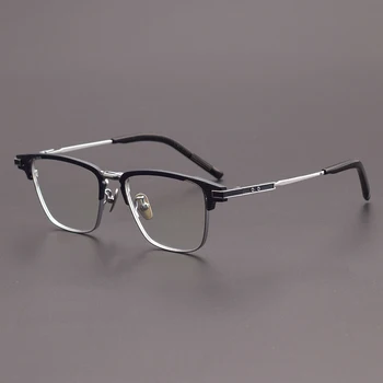 2023 Naujas mados klasikinis akinių rėmeliai vyrų Dizaineris aikštėje titano optiniai akiniai Trumparegystė skaityti moterų asmeninį akiniai
