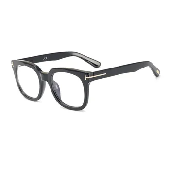 2023 Prabangos prekės tomas tf5179 Acetatas Derliaus plokštė didelis rėmas trumparegystė recepto akiniai, rėmeliai vyrų, moterų gražus akiniai