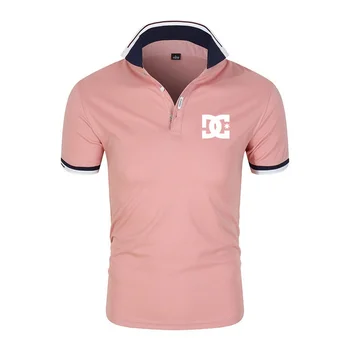 2023 vyriški Polo marškinėliai vasarą naują atsitiktinis atvartas trumpas rankovės mados jaunimo sporto beisbolo T-shirt 