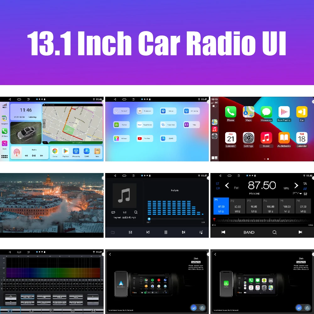 13.1 colių Automobilio Radijo LAND ROVER DISCOVERY 3 04-05 Car DVD GPS Navigacijos Stereo Carplay 2 Din Centrinio Multimedia 