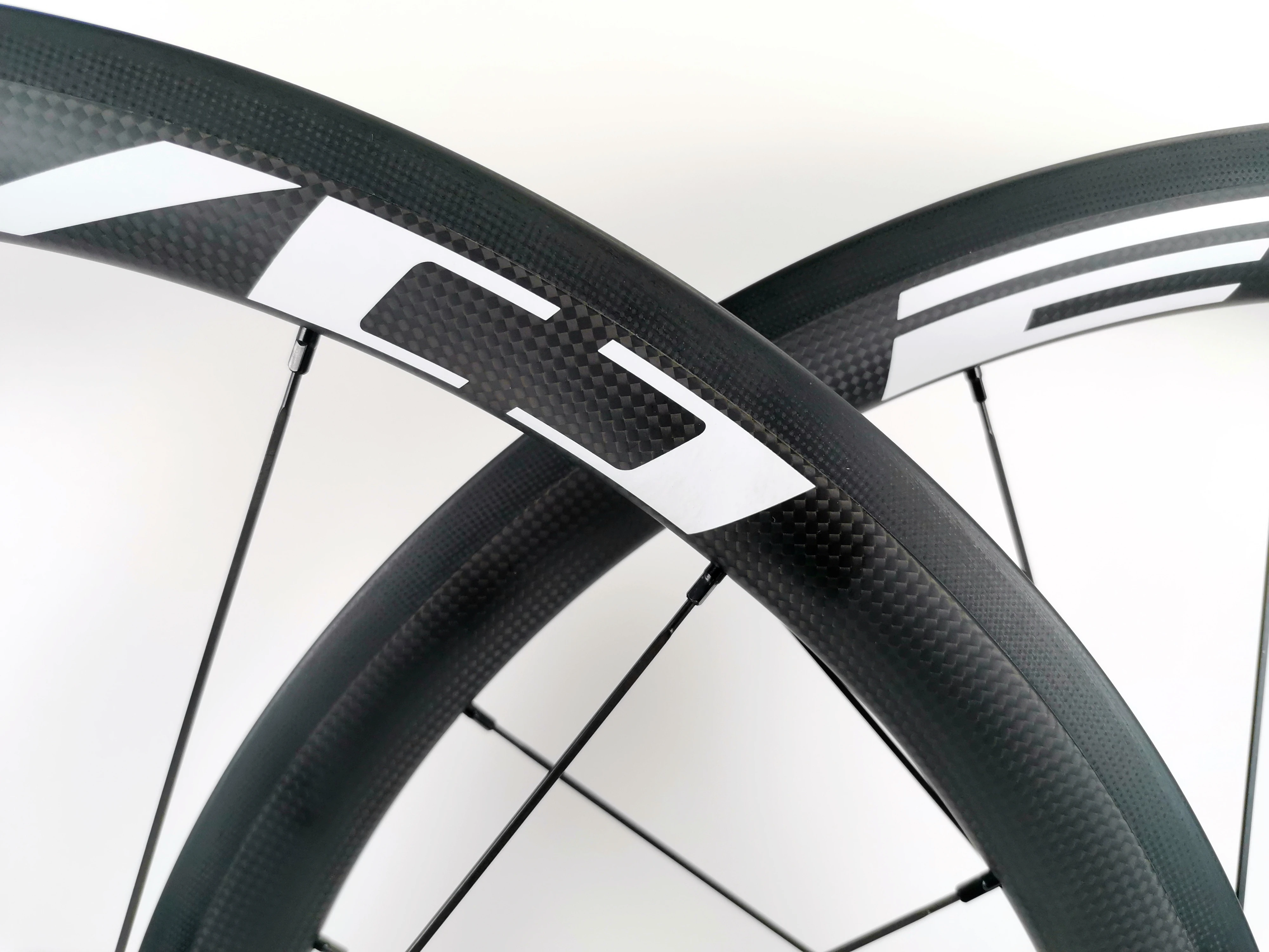 EVO whtie logotipas 38mm gylis kelio dviračiu anglies ratų 25mm pločio kniedė, skirta/ vamzdinės dviračių anglies aširačio 3K matinis su pasirinkta, šakotuvai - 3