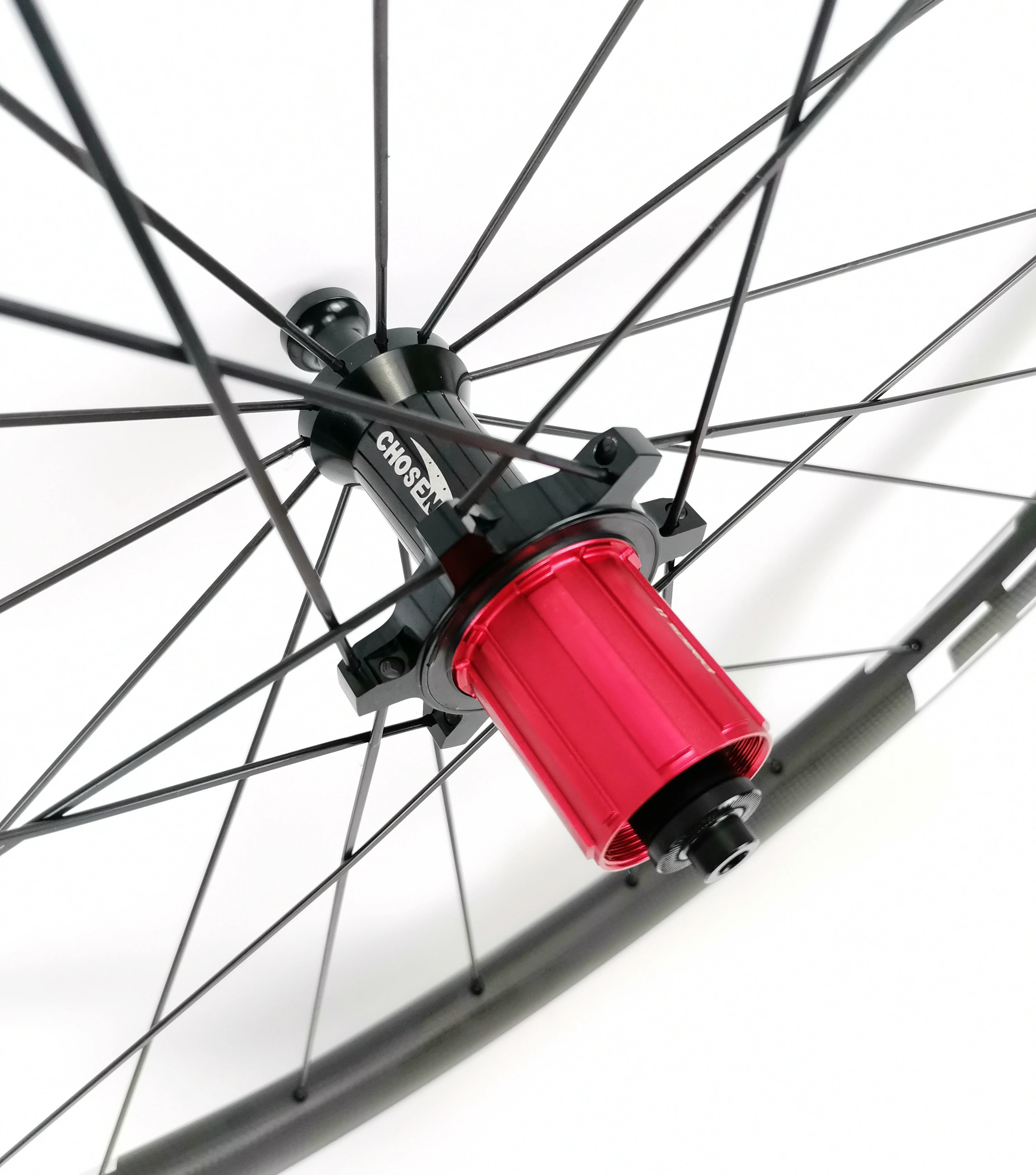 EVO whtie logotipas 38mm gylis kelio dviračiu anglies ratų 25mm pločio kniedė, skirta/ vamzdinės dviračių anglies aširačio 3K matinis su pasirinkta, šakotuvai - 5