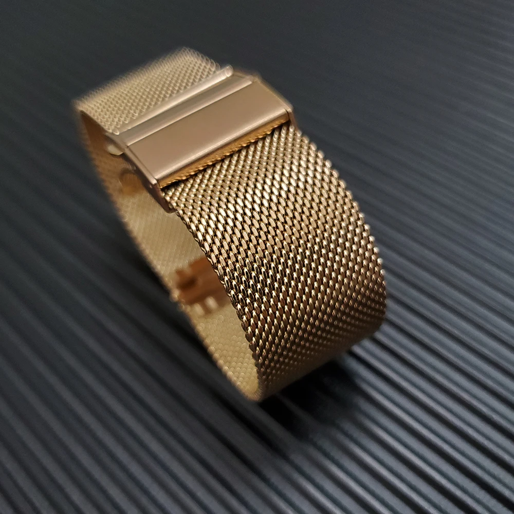 Metalo Tinklelio Diržo Watchband Samsung Galaxy Watch3 Smartwatch Riešo Dirželis Žiūrėti 3 45mm 41mm Milano Band Apyrankę intervalai - 2