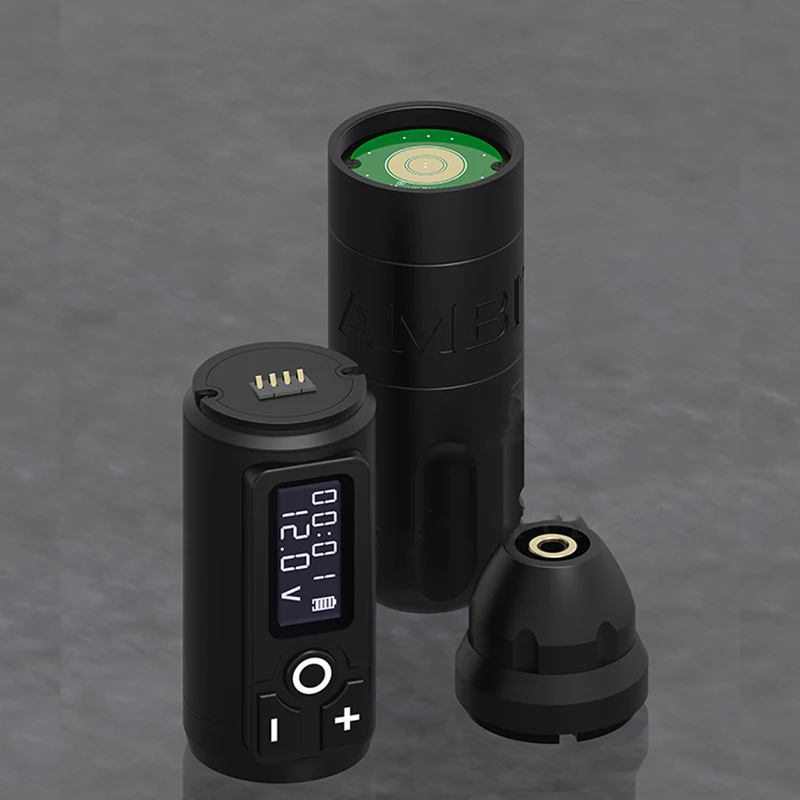 Ambicijos Kareivis Belaidžio Tatuiruotė Pen Mašina Baterijos nešiojamiems Elektros Coreless Motorinių Skaitmeninis LED Ekranas, Kūno Menas - 4