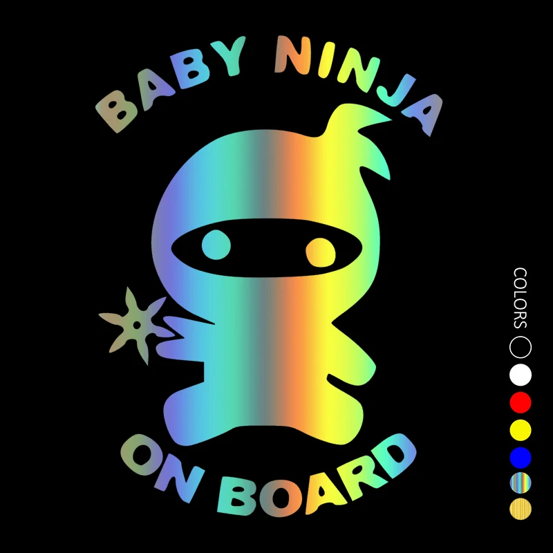 30412# Įvairių Dydžių automobilių lipdukas kūdikių ninja laive automobilio lipdukas vandeniui lipdukai ant automobilių, sunkvežimių bamperio galinio lango vinilo die cut - 0