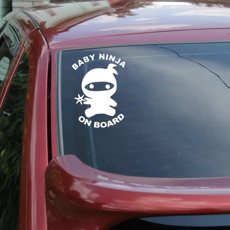 30412# Įvairių Dydžių automobilių lipdukas kūdikių ninja laive automobilio lipdukas vandeniui lipdukai ant automobilių, sunkvežimių bamperio galinio lango vinilo die cut - 3