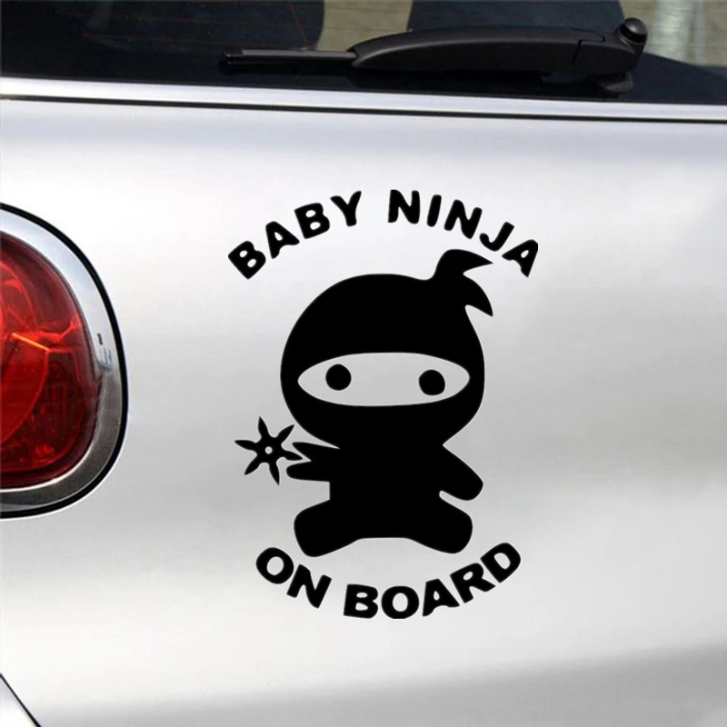 30412# Įvairių Dydžių automobilių lipdukas kūdikių ninja laive automobilio lipdukas vandeniui lipdukai ant automobilių, sunkvežimių bamperio galinio lango vinilo die cut - 4