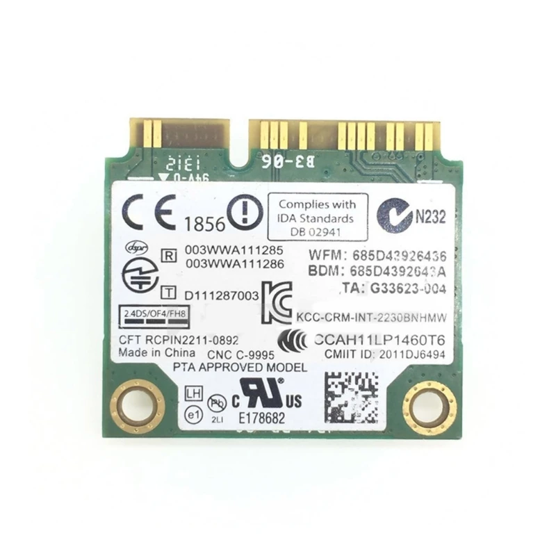 Mini PCIe Nešiojamas Adapteris 2230 2230BNHMW Belaidžio Wifi Kortelės BT4.0 04W3765 lenovo Y400 Y500 Y410P E431 E430 E530 - 0