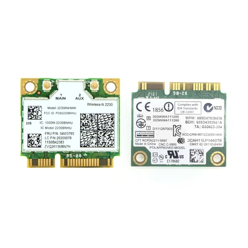 Mini PCIe Nešiojamas Adapteris 2230 2230BNHMW Belaidžio Wifi Kortelės BT4.0 04W3765 lenovo Y400 Y500 Y410P E431 E430 E530 - 2