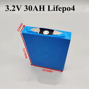 2vnt Lifepo4 3.2 v 25ah Lifepo4 Baterija 3.2 v 30ah Baterijos Energijos Elektrinių Automobilių Baterijos Keitiklio Elementų 