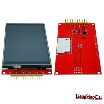3.2 colių TFT LCD ekranas Ekrano SPI Modulis 14P Touch Panel 320*240 RGB SPI 4 vielos Platus žiūrėjimo kampas ILI9341 18 pin 0,8 mm