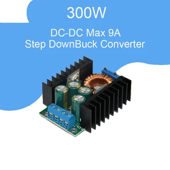 300W XL4016 DC-DC Max 9A žingsnis žemyn konverteris 5-40V 1,2-35V reguliuojamas maitinimo modulis LED driver