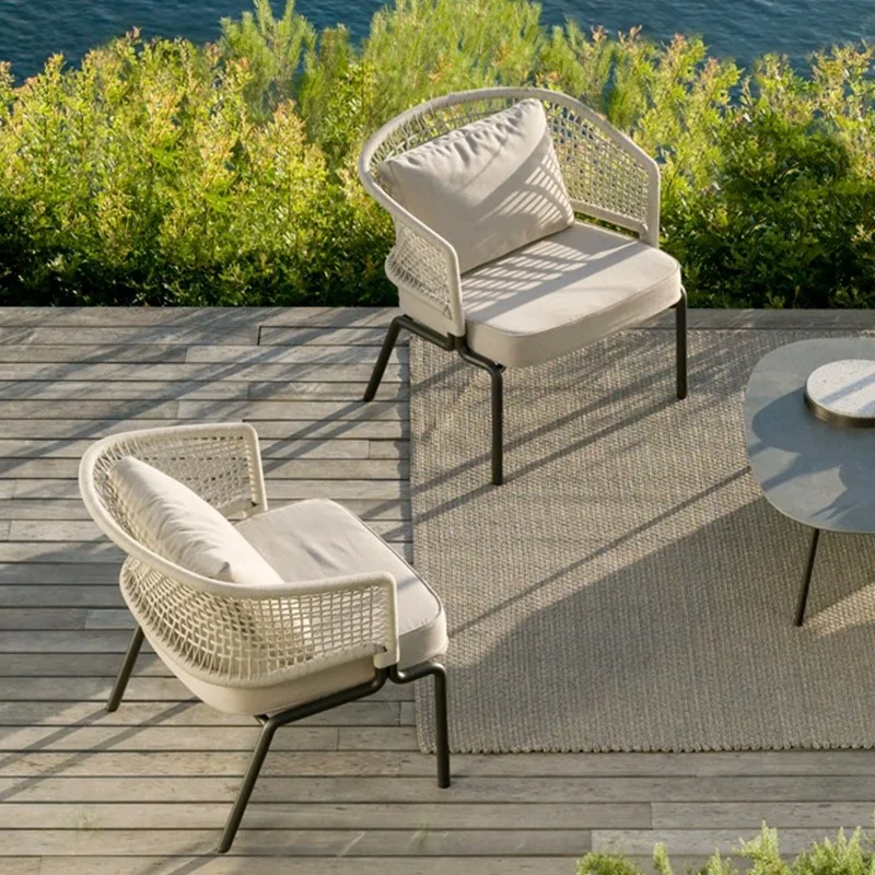 Lauko sofos vandeniui, saulės kiemas, balkonas, lauko sodo dvigubai vieną laisvalaikio rotango kėdės derinys - 1