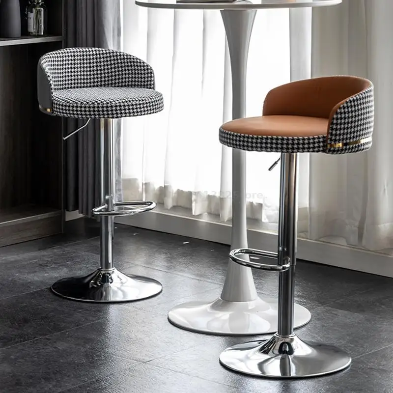 Dizaineris Counter Kėdės, Virtuvės Odos sudaro Kėdės, Virtuvės Metalo Counter Aukščio Baro Kėdės Cadeiras De Baldų komplektus YYY20XP - 1