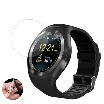 3pcs Minkštas Ultra Clear Apsauginės Plėvelės Guard Apsaugos 696 Y1 Smart Žiūrėti Smartwatch Screen Protector Cover (Ne Stiklo)