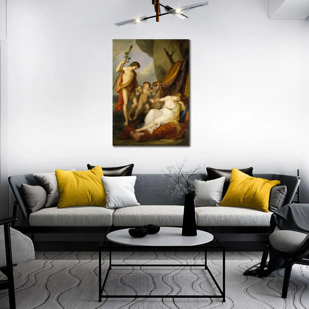 sienos menas šiuolaikinių Įžymybių dizaineris Angelica Kauffman Paveikslai Rankų dažytos Aukštos kokybės - 4