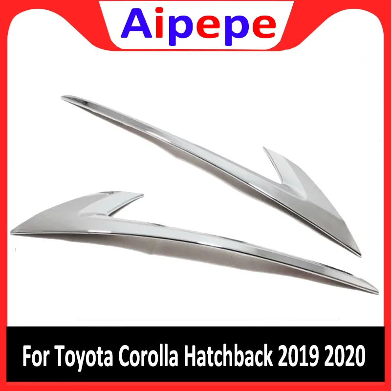 Toyota Corolla Hečbekas 2019 2020 ABS Chrome Galiniai Žibintai Lempa Apdailos Vokų Padengti Apdaila 2vnt Automobilių Stilius - 0