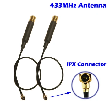 433MHz Lorawan 3dbi Antena Įgyti IPX Connecter Suvirintas Jungtis Patvarus Žalvario Vidinė Antena, skirta Zigbee RF Saugumo Sistema Nbiot