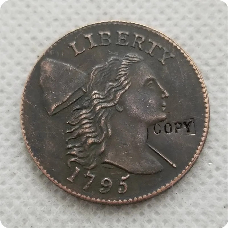 1793,1794,1795,1796 LAISVĖS BŽŪP Didelis Centų Monetos KOPIJA progines monetas-monetos replika medalis monetų kolekcionieriams - 3