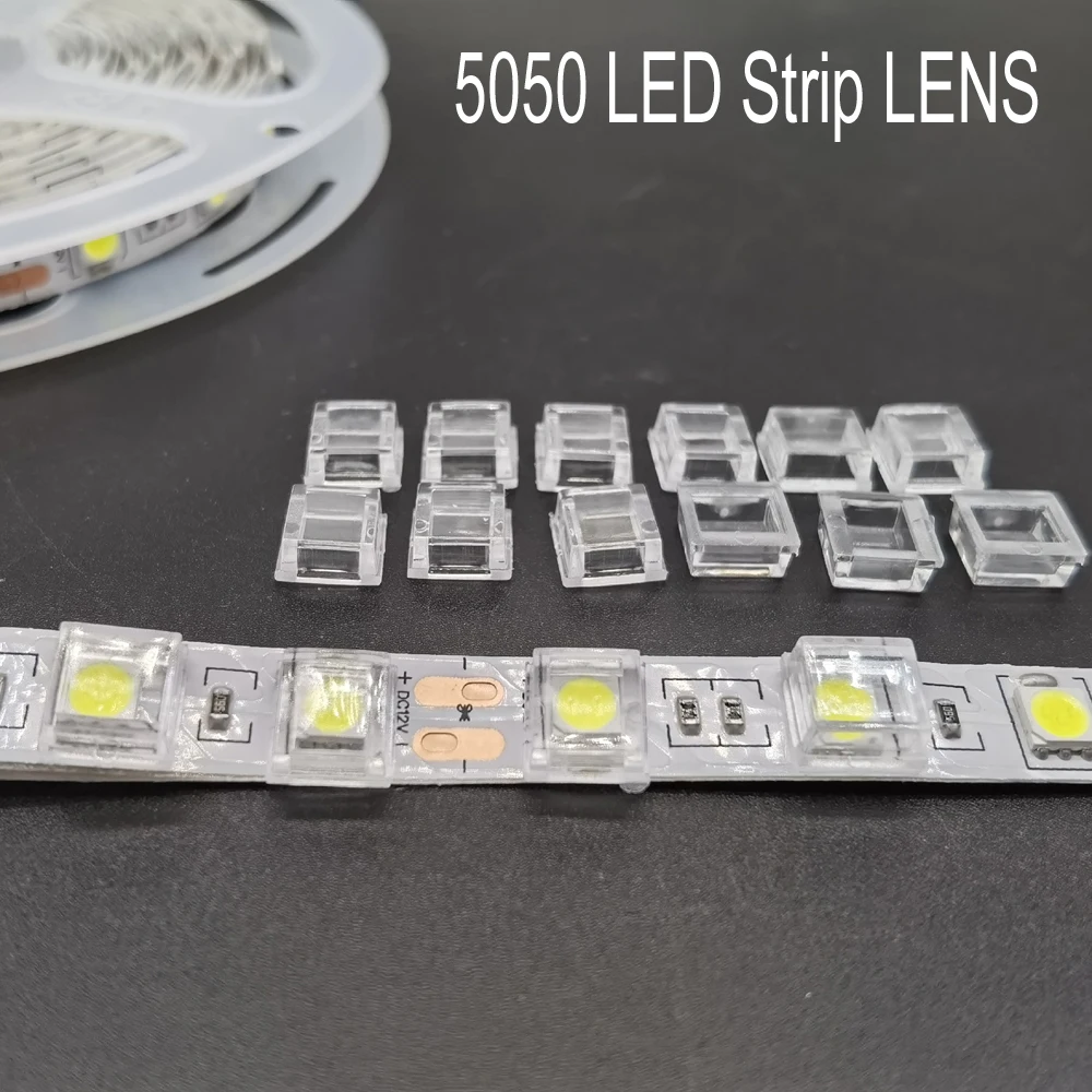Aukštos kokybės 5050 Led Juosta Objektyvas 9x8x4.2mm 180 laipsnių Tinka 5050 LED juosta Modulis 100VNT/500PCS/1000PCS - 0
