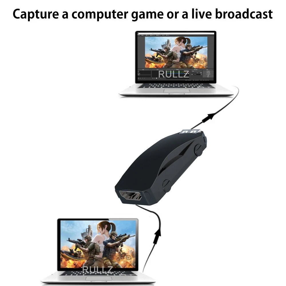 4K Įvestis HDMI Video Capture Card USB 2.0 Žaidimas, Grabber Diktofono PS4 TV Box, DVD Vaizdo Kameros Įrašymo PC Live Transliacijos - 3