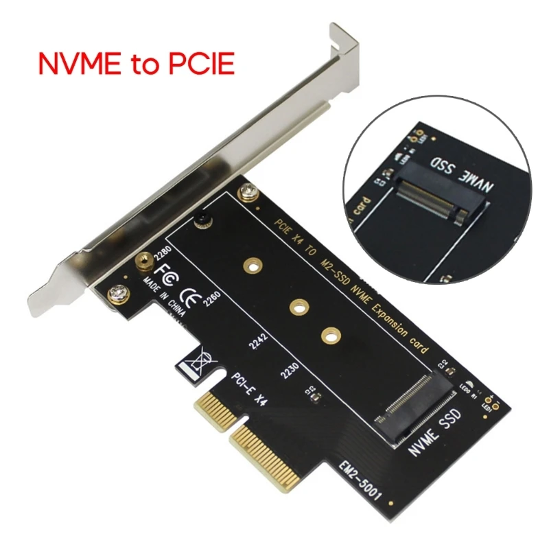 .2 NVMe SSD į PCIE 3.0 X4 Adapterio plokštę .2 Sąsajos Keitiklis Paramos PCI 3.0 2230 2242 2260 2280 - 1